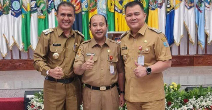 Pj. Bupati Maybrat, Bernhard E. Rondonuwu menghadiri rapat koordinasi (rakor) penjabat kepala daerah yang diselenggarakan Kemendagri, Jumat (9/6/2023).