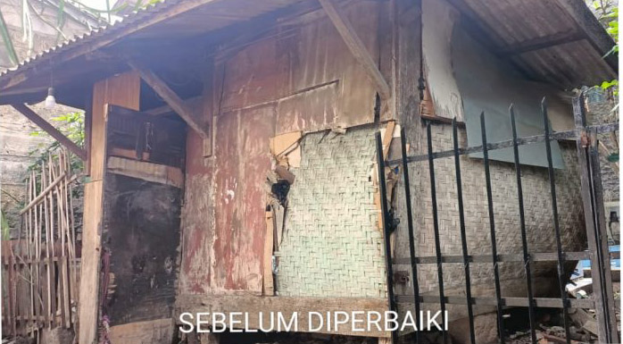 Rumah nenek Marsih (60) sebelum diperbaiki. (Foto: Istimewa)