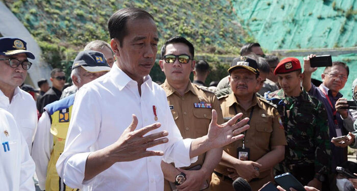 Presiden Joko Widodo meresmikan Jalan Tol Cileunyi-Sumedang-Dawuan (Cisumdawu) di Kabupaten Sumedang, Provinsi Jawa Barat, Selasa, 11 Juli 2023