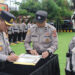 Kapolresta Cirebon, Kombes Pol. Arif Budiman, S.I.K, M.H, memimpin upacara serah terima jabatan (sertijab) Kabag Ren, Kasat Binmas, dan Kapolsek Pabuaran, Rabu (6/12/2023)