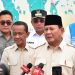 Presiden RI Prabowo Subianto meresmikan Pembangkit Listrik Tenaga Air (PLTA) Jatigede di Sumedang, Jawa Barat, Senin (20/1/2025).